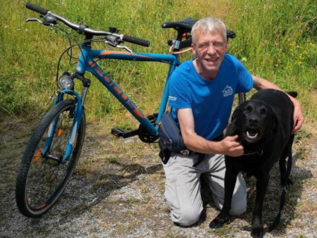 Der Speck muss weg. Mit Sam beim Fahrrad fahren