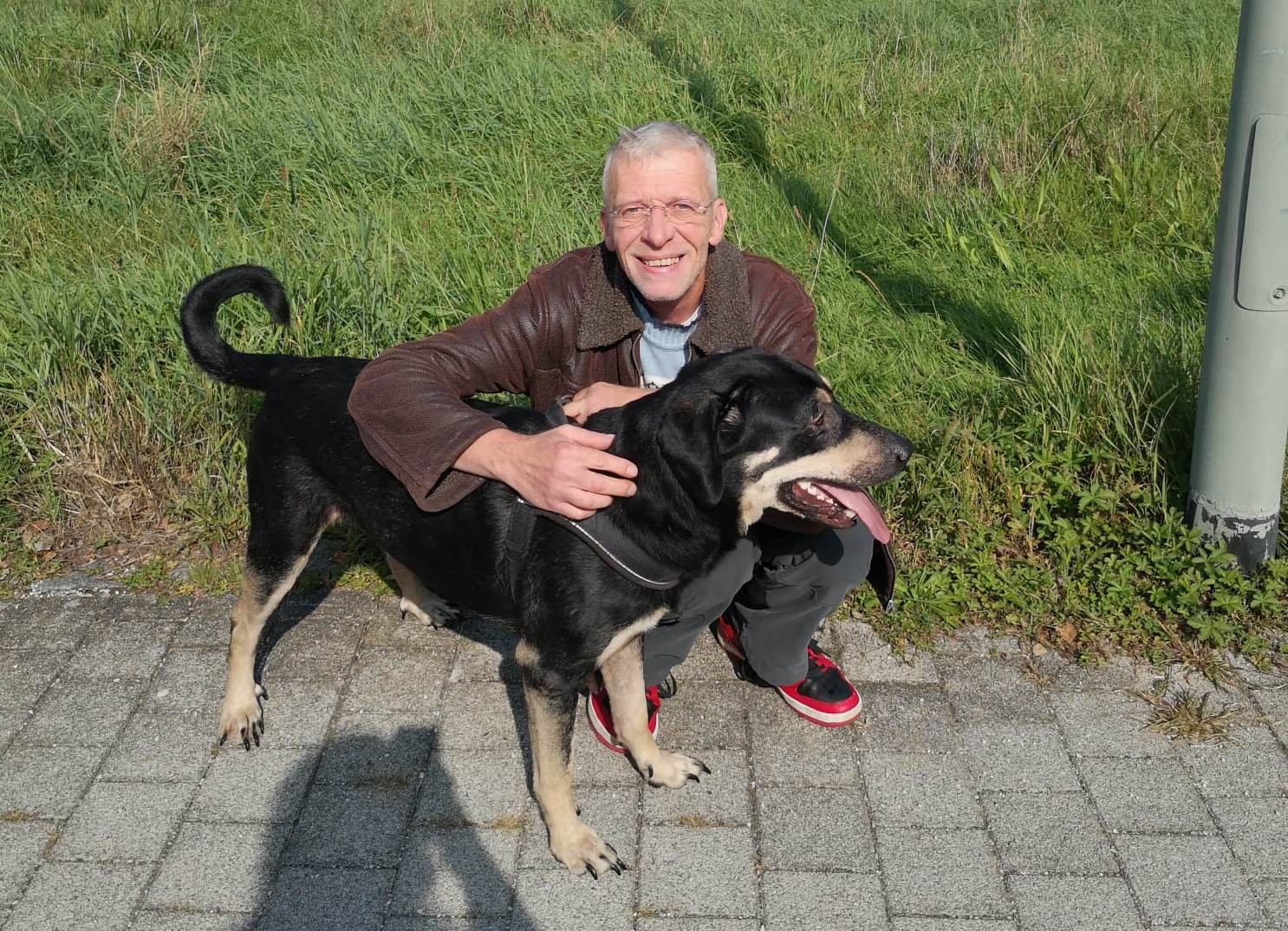 Mit Tierschutzhund Arthur